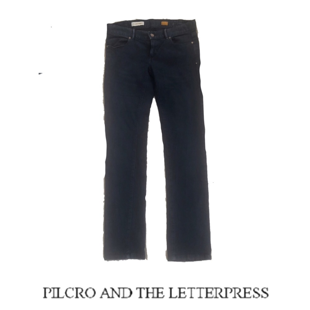 Pilcro letterpress low rise straight Denim Jeans
